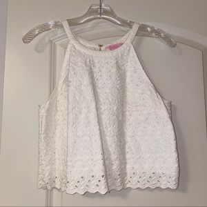 Lily Pulitzer Eyelet Tank